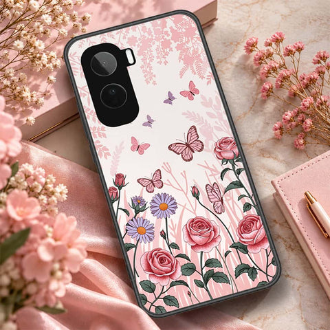 Vivo Y500 Cover - ONation Botanical Bloom Series - HQ Premium Shine Durable Shatterproof Case
