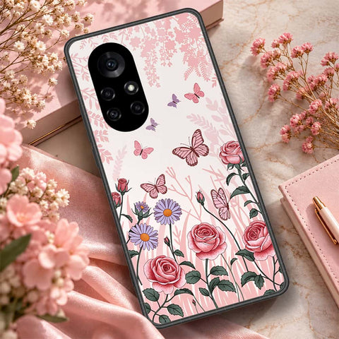 Huawei nova 8 5G Cover - ONation Botanical Bloom Series - HQ Premium Shine Durable Shatterproof Case
