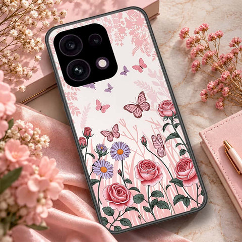 Oppo Reno 16F Cover - ONation Botanical Bloom Series - HQ Premium Shine Durable Shatterproof Case