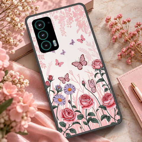 Motorola Edge 20 Cover - ONation Botanical Bloom Series - HQ Premium Shine Durable Shatterproof Case