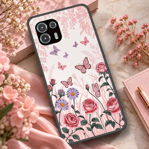 Motorola Edge 20 Lite Cover - ONation Botanical Bloom Series - HQ Premium Shine Durable Shatterproof Case