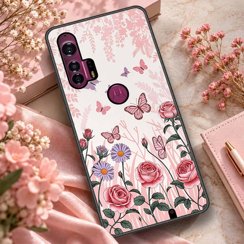 Motorola Edge Plus Cover - ONation Botanical Bloom Series - HQ Premium Shine Durable Shatterproof Case