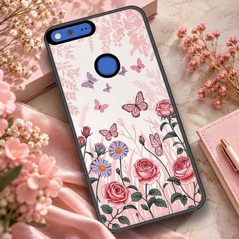 Google Pixel Cover - ONation Botanical Bloom Series - HQ Premium Shine Durable Shatterproof Case