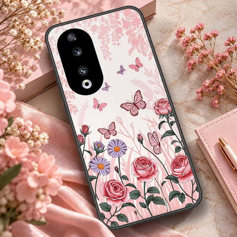 Honor 90 Cover - ONation Botanical Bloom Series - HQ Premium Shine Durable Shatterproof Case