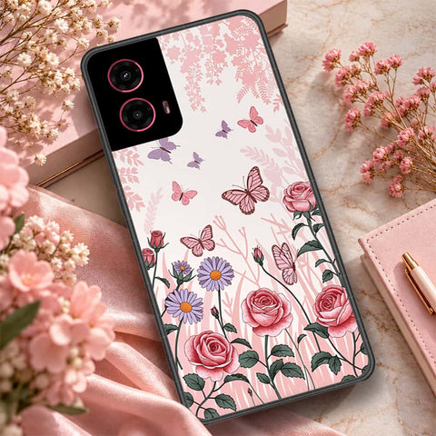 Motorola Moto G45 Cover - ONation Botanical Bloom Series - HQ Premium Shine Durable Shatterproof Case