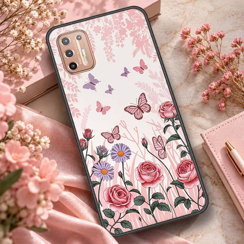 Motorola Moto G9 Plus Cover - ONation Botanical Bloom Series - HQ Premium Shine Durable Shatterproof Case
