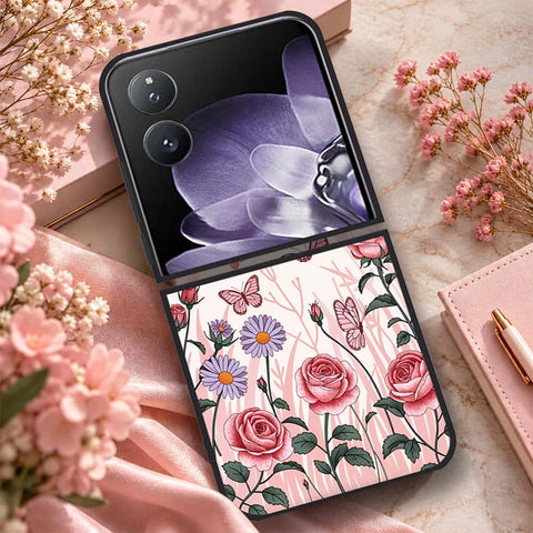 Xiaomi Mix Flip Cover - ONation Botanical Bloom Series - HQ Premium Shine Durable Shatterproof Case