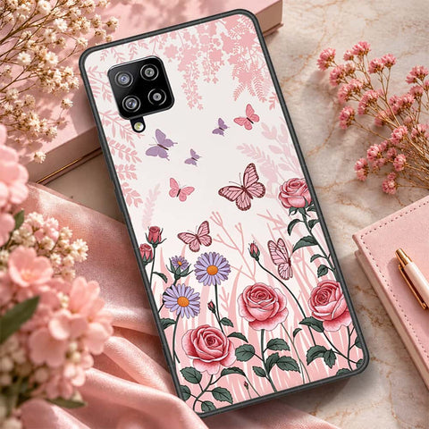 Samsung Galaxy A42 5G Cover - ONation Botanical Bloom Series - HQ Premium Shine Durable Shatterproof Case