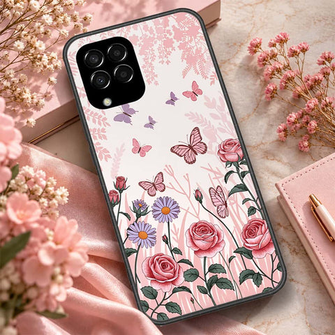 Samsung Galaxy M33 Cover - ONation Botanical Bloom Series - HQ Premium Shine Durable Shatterproof Case