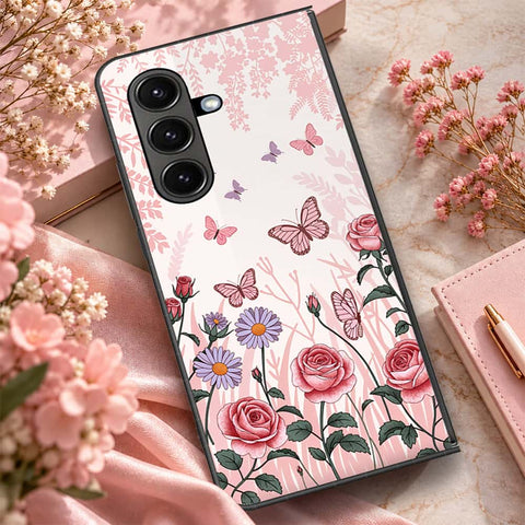 Samsung Galaxy Z Fold 7 Cover - ONation Botanical Bloom Series - HQ Premium Shine Durable Shatterproof Case