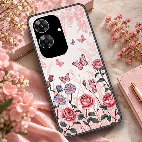 Realme Narzo N61 Cover - ONation Botanical Bloom Series - HQ Premium Shine Durable Shatterproof Case