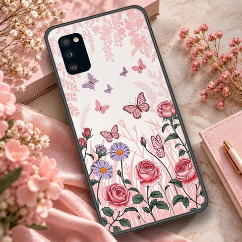 Samsung Galaxy A41 Cover - ONation Botanical Bloom Series - HQ Premium Shine Durable Shatterproof Case
