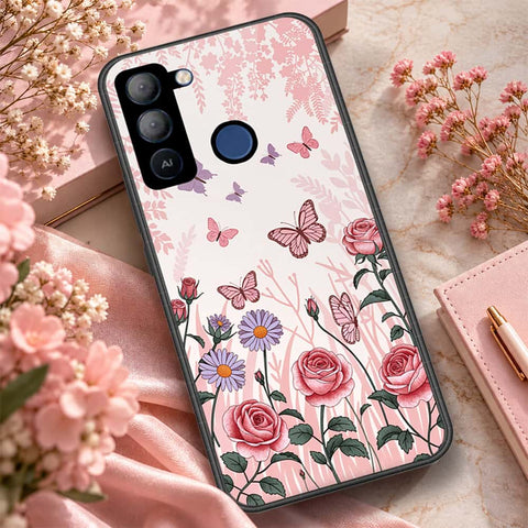 Tecno Pop 5 LTE Cover - ONation Botanical Bloom Series - HQ Premium Shine Durable Shatterproof Case