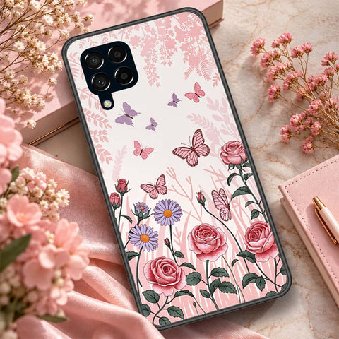 Samsung Galaxy M53 Cover - ONation Botanical Bloom Series - HQ Premium Shine Durable Shatterproof Case