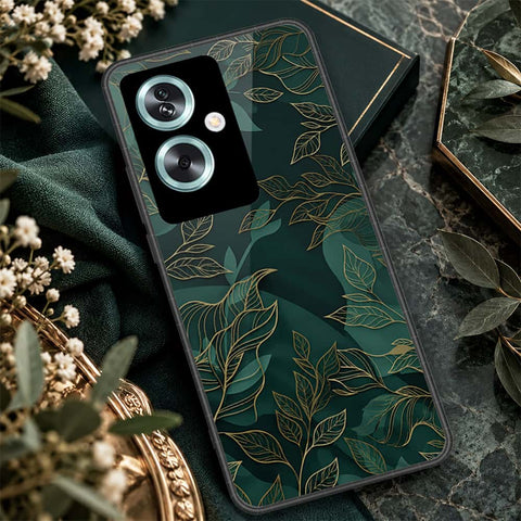 Oppo A2 Cover - ONation Botanical Bloom Series - HQ Premium Shine Durable Shatterproof Case