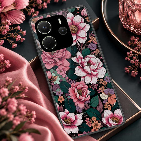 Xiaomi Redmi Note 14 5G Cover - ONation Botanical Bloom Series - HQ Premium Shine Durable Shatterproof Case