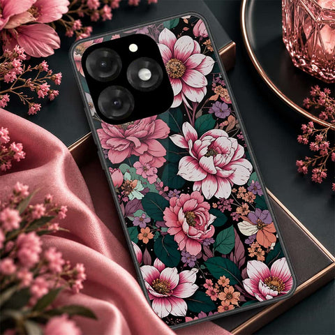 itel A70 Cover - ONation Botanical Bloom Series - HQ Premium Shine Durable Shatterproof Case
