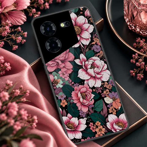 Tecno Pova 5 Cover - ONation Botanical Bloom Series - HQ Premium Shine Durable Shatterproof Case