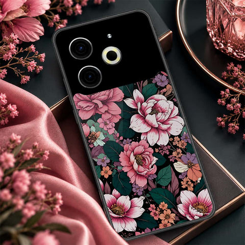 Tecno Pova 6 Neo Cover - ONation Botanical Bloom Series - HQ Premium Shine Durable Shatterproof Case