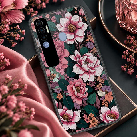 Tecno Spark 7 Pro Cover - ONation Botanical Bloom Series - HQ Premium Shine Durable Shatterproof Case