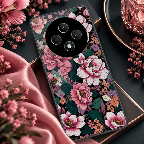 Oppo Reno 12F Cover - ONation Botanical Bloom Series - HQ Premium Shine Durable Shatterproof Case