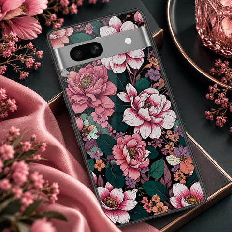 Google Pixel 7a Cover - ONation Botanical Bloom Series - HQ Premium Shine Durable Shatterproof Case