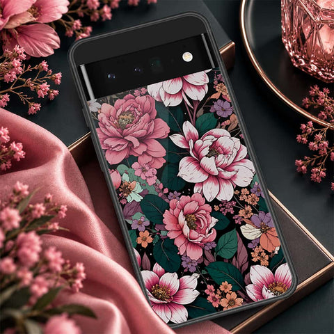 Google Pixel 6 Pro Cover - ONation Botanical Bloom Series - HQ Premium Shine Durable Shatterproof Case