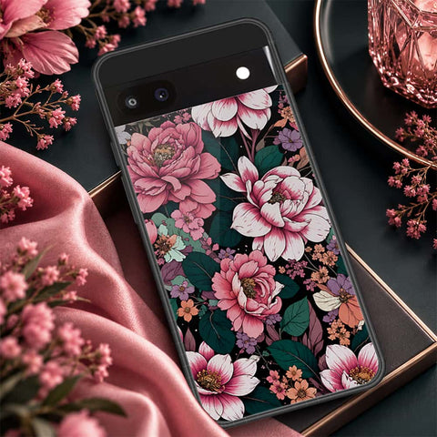 Google Pixel 6a Cover - ONation Botanical Bloom Series - HQ Premium Shine Durable Shatterproof Case