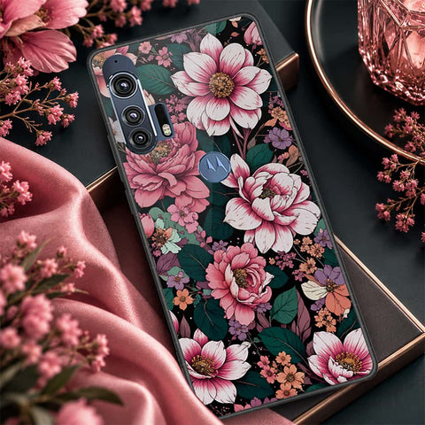 Motorola Edge Plus 2020 Cover - ONation Botanical Bloom Series - HQ Premium Shine Durable Shatterproof Case