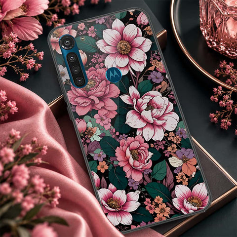 Motorola Moto G8 Power Cover - ONation Botanical Bloom Series - HQ Premium Shine Durable Shatterproof Case