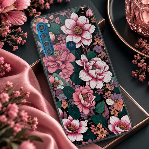 Motorola One Fusion Plus Cover - ONation Botanical Bloom Series - HQ Premium Shine Durable Shatterproof Case