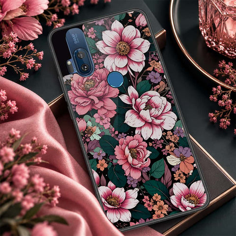 Motorola One Hyper Cover - ONation Botanical Bloom Series - HQ Premium Shine Durable Shatterproof Case