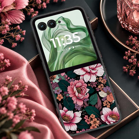 Motorola Razr 50 Ultra Cover - ONation Botanical Bloom Series - HQ Premium Shine Durable Shatterproof Case