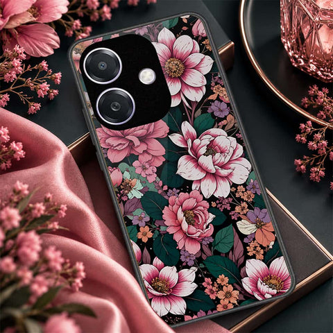 Oppo A20 Cover - ONation Botanical Bloom Series - HQ Premium Shine Durable Shatterproof Case