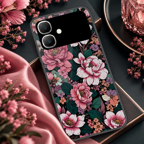 Infinix Smart 20 Cover - ONation Botanical Bloom Series - HQ Premium Shine Durable Shatterproof Case
