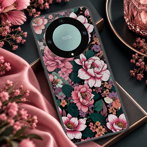 Honor X40 Cover - ONation Botanical Bloom Series - HQ Premium Shine Durable Shatterproof Case