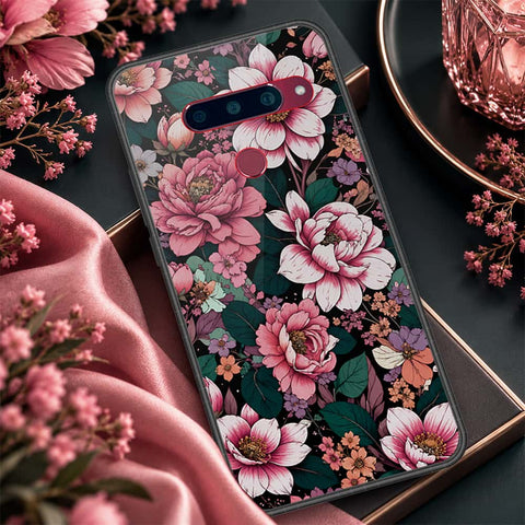 LG V40 ThinQ Cover - ONation Botanical Bloom Series - HQ Premium Shine Durable Shatterproof Case