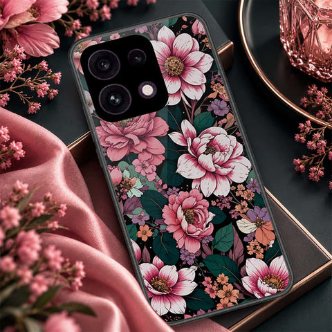 Oppo Reno 16F Cover - ONation Botanical Bloom Series - HQ Premium Shine Durable Shatterproof Case