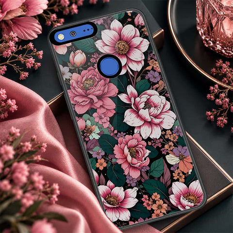 Google Pixel Cover - ONation Botanical Bloom Series - HQ Premium Shine Durable Shatterproof Case