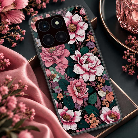 Honor X6a Cover - ONation Botanical Bloom Series - HQ Premium Shine Durable Shatterproof Case