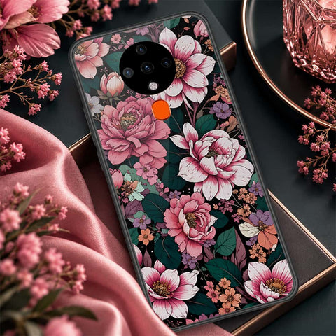 Tecno Spark 6 Cover - ONation Botanical Bloom Series - HQ Premium Shine Durable Shatterproof Case