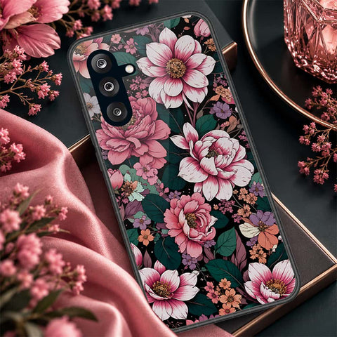 Samsung Galaxy M36 Cover - ONation Botanical Bloom Series - HQ Premium Shine Durable Shatterproof Case