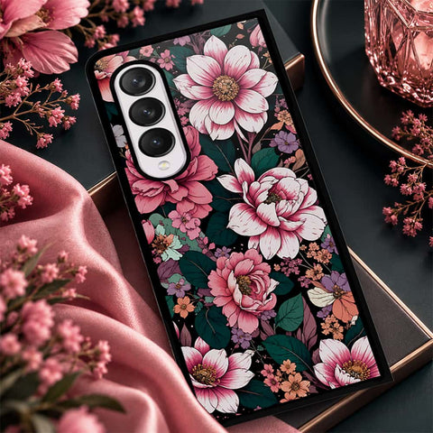 Samsung Galaxy Z Fold 4 5G Cover - ONation Botanical Bloom Series - HQ Premium Shine Durable Shatterproof Case