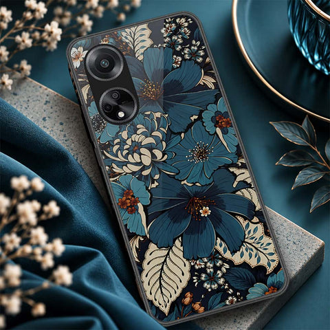 Oppo A98 Cover - ONation Botanical Bloom Series - HQ Premium Shine Durable Shatterproof Case