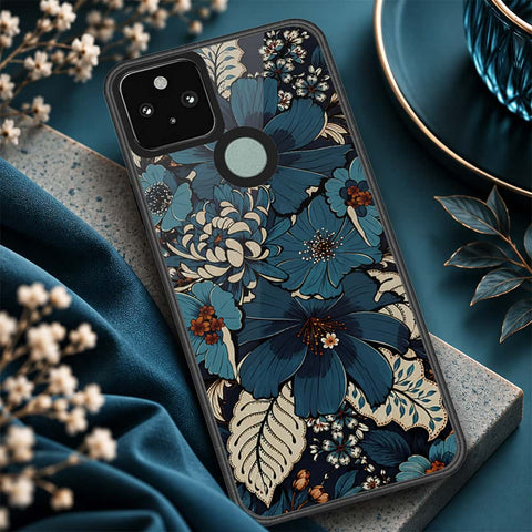Google Pixel 5 Cover - ONation Botanical Bloom Series - HQ Premium Shine Durable Shatterproof Case