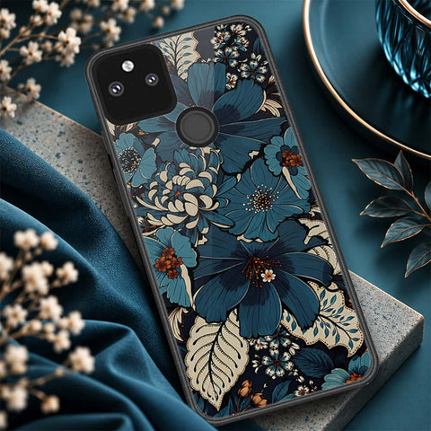 Google Pixel 5a 5G Cover - ONation Botanical Bloom Series - HQ Premium Shine Durable Shatterproof Case
