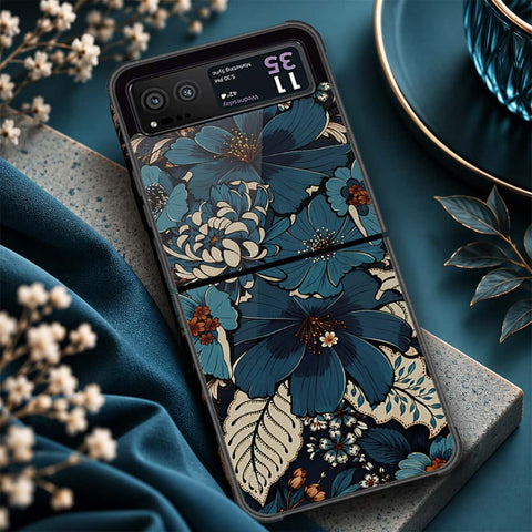 Motorola Razr 40 Cover - ONation Botanical Bloom Series - HQ Premium Shine Durable Shatterproof Case