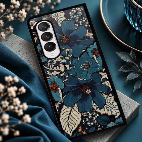 Samsung Galaxy Z Fold 4 5G Cover - ONation Botanical Bloom Series - HQ Premium Shine Durable Shatterproof Case