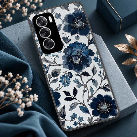Oppo Reno 12 Cover - ONation Botanical Bloom Series - HQ Premium Shine Durable Shatterproof Case