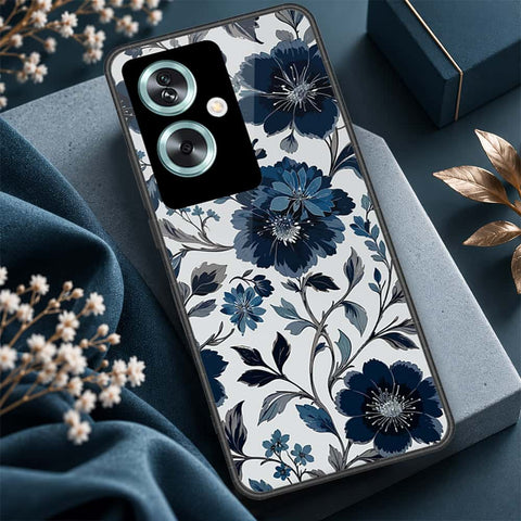 Oppo A2 Cover - ONation Botanical Bloom Series - HQ Premium Shine Durable Shatterproof Case
